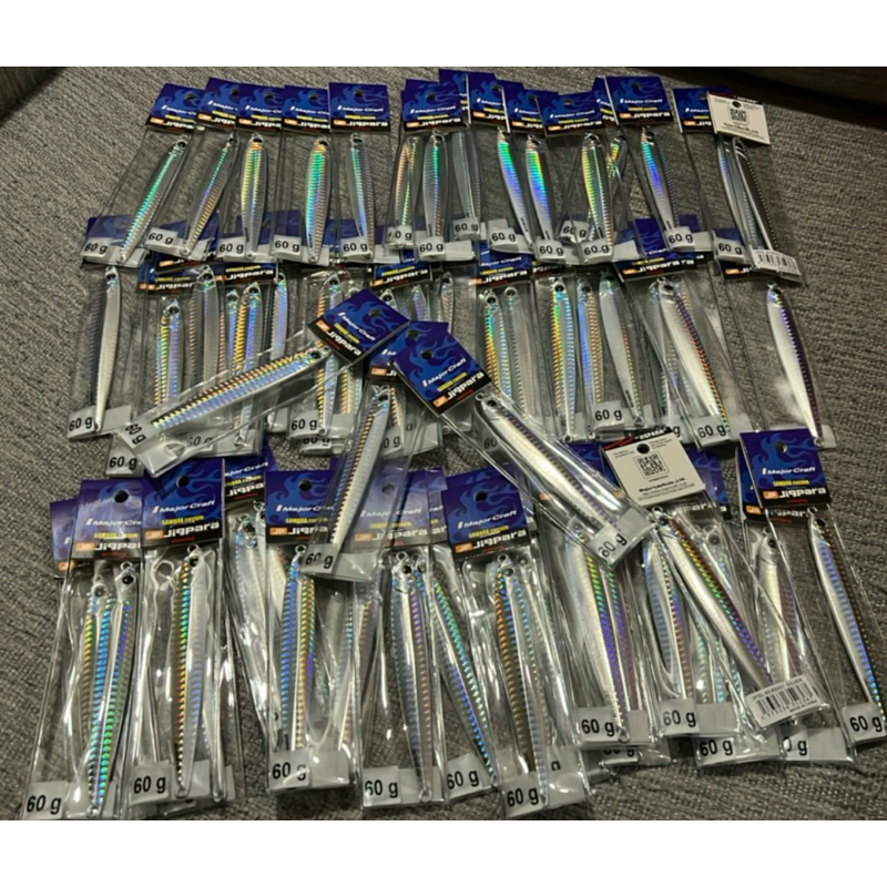 Jig Métal Major Craft Jigpara Semi Long JPSL-40 – 40g, 105mm, Coulant, Pêche En Mer, Neuf