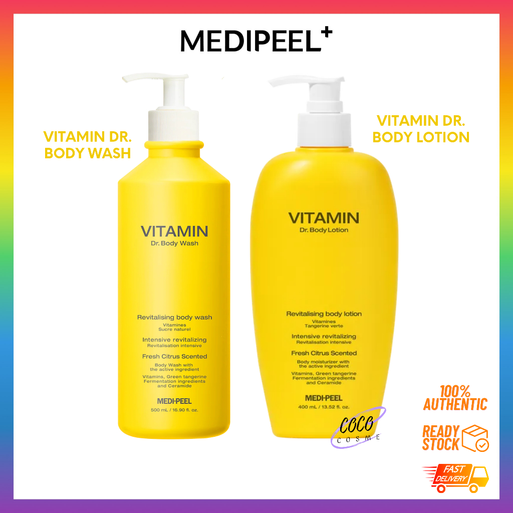 MEDIPEEL (MEDIPEEL) VITAMIN DR. Body Wash 500ml / Body Lotion 400ml