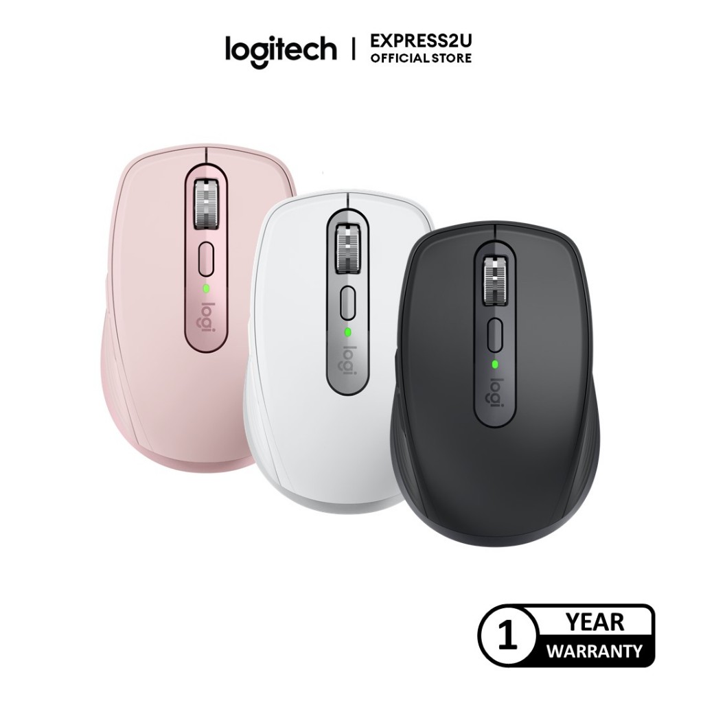 LOGITECH MX ANYWHERE 3S COMPACT WIRELESS PERFORMANCE MOUSE (GRAPHITE ...
