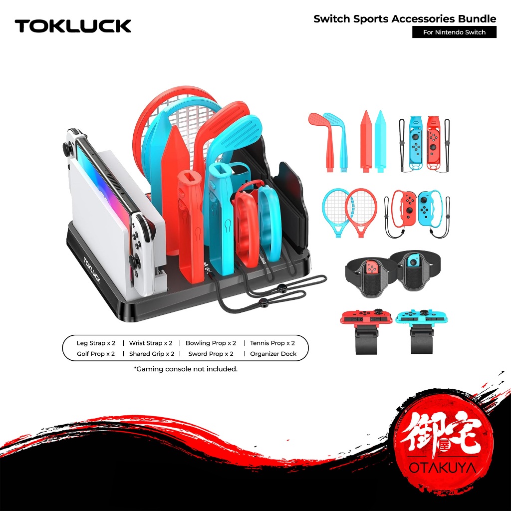 TOKLUCK Nintendo Switch Sports 15 In Accesories Set Shopee