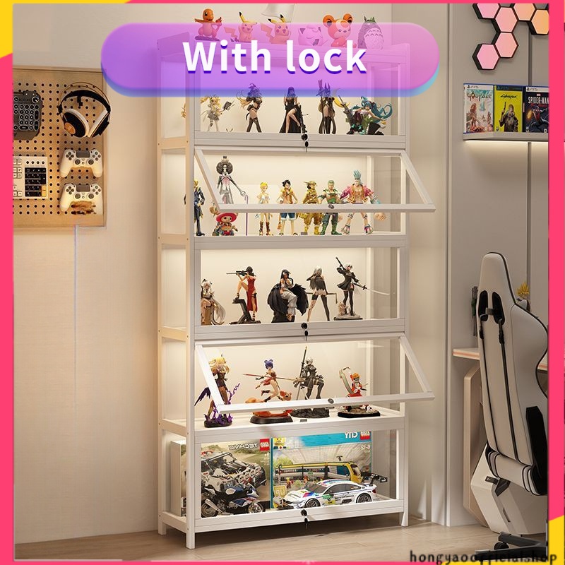 thumbnail image 2 of Vibeo Toys Acrylic Display Cabinet With Key Lock, Transparent Dustproof... 2 of 13