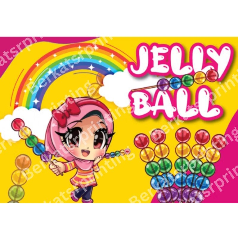 STIKER BOX JELLY BALL LAMINATE/JELLYBALL/STIKER JELLYBALL/JELLYBALL ...