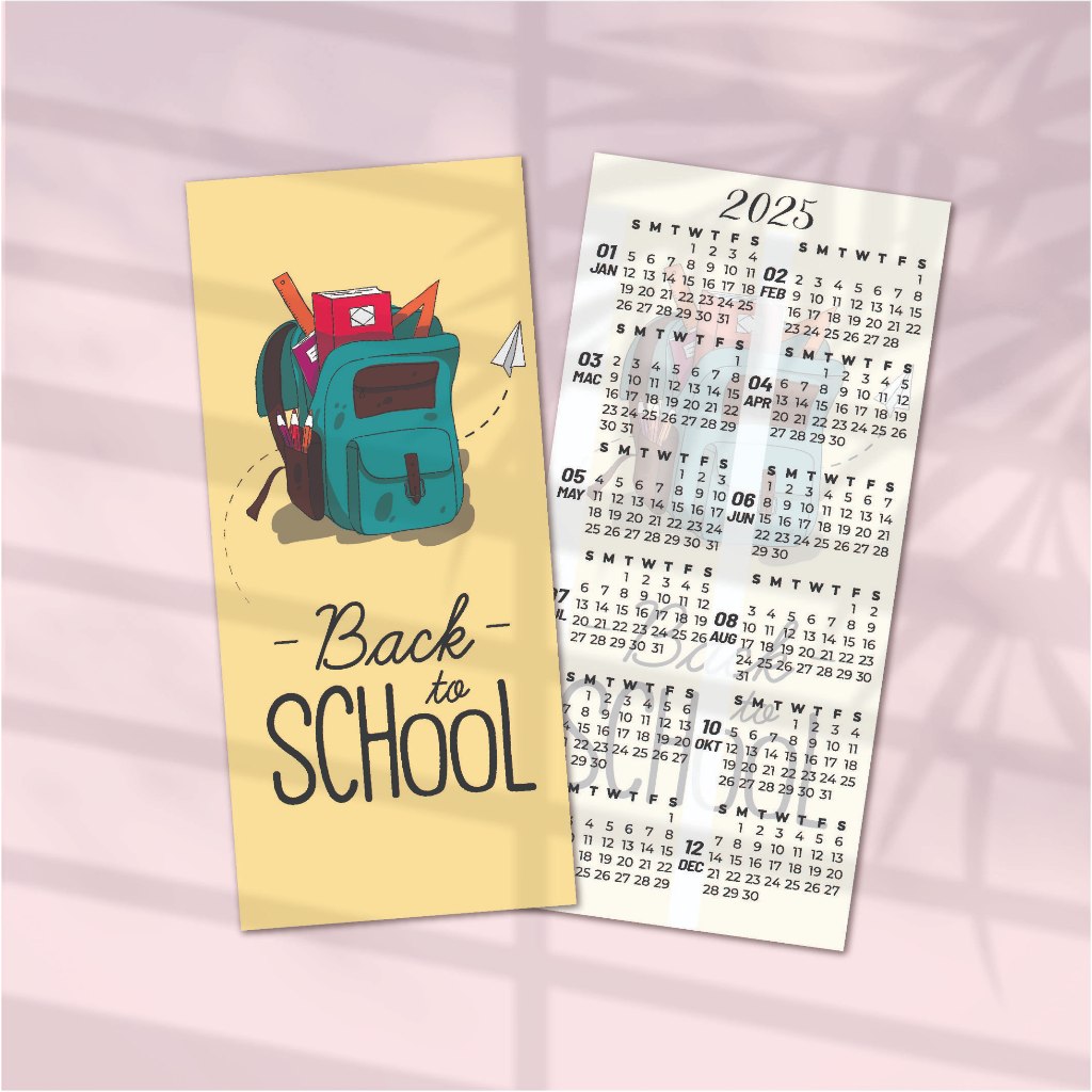 CALENDAR 2025/KALENDAR 2025 BOOKMARK / / FREEGIFT / STUDENT