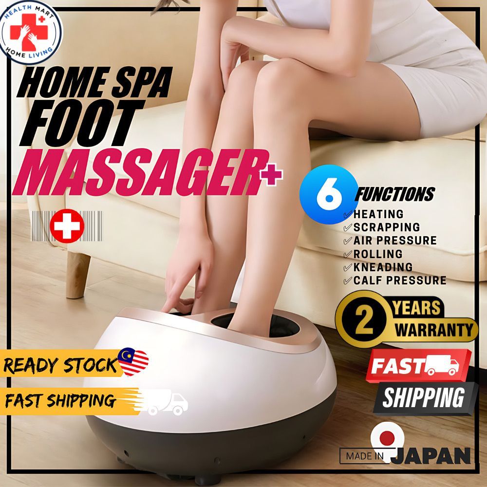 🇲🇾 Kessler Japan Foot Massage Machine Home Spa Detox Spa Foot Bath Mesin Urut Kaki Massager 0169