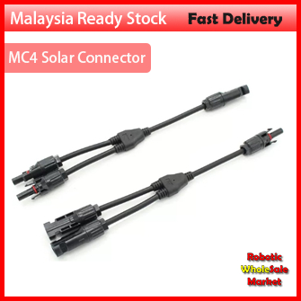 MC4 Solar Connector Y 3Y 4Y Branch Connector Solar Panel Cable 1 Pair Male Female