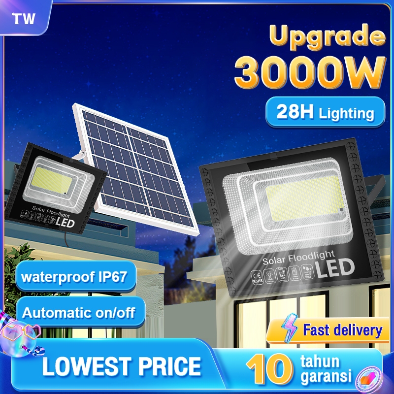 【READY STOCK】MEM solar light outdoor lighting 2500W Solar Spotlight ...