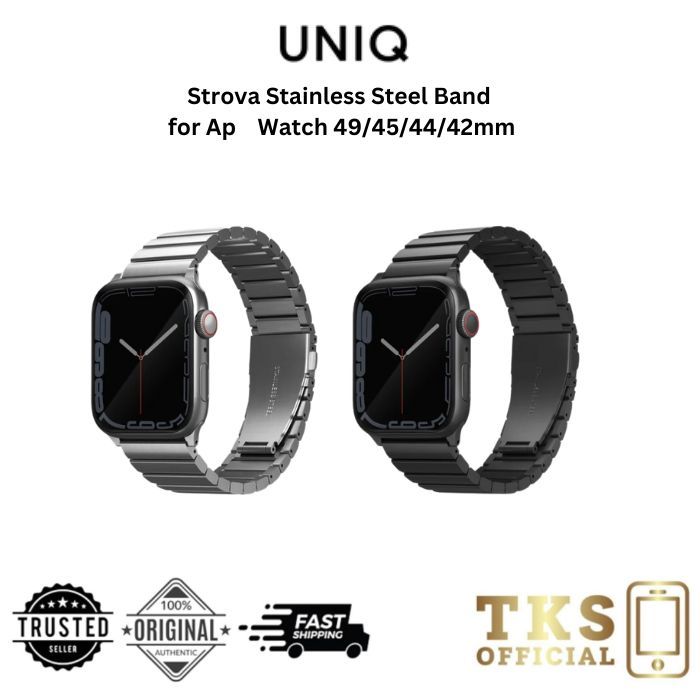UNIQ Strova Stainless Steel Band for Ap Watch 49/45/44/42mm | Shopee ...