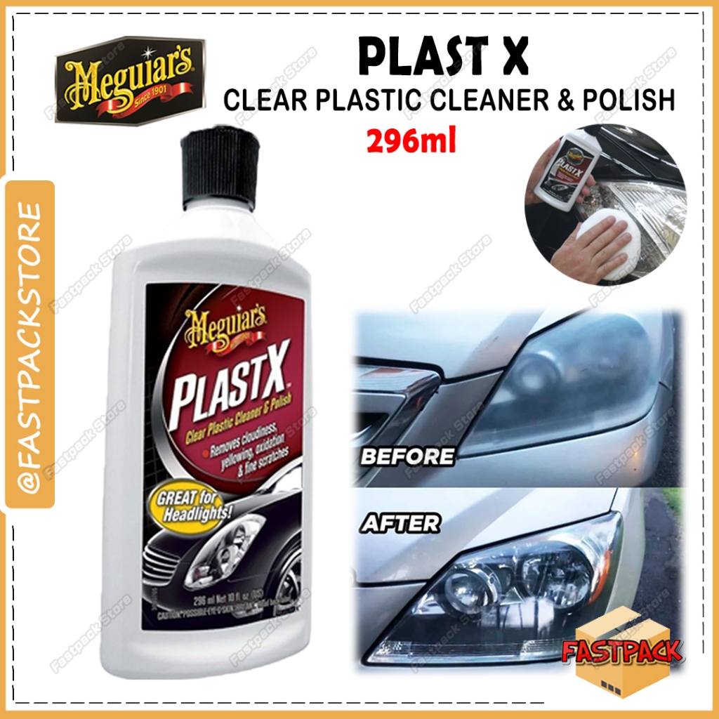 Meguiar's G12310 Plast X Clear Plastic Cleaner & Polish Restore 296ml