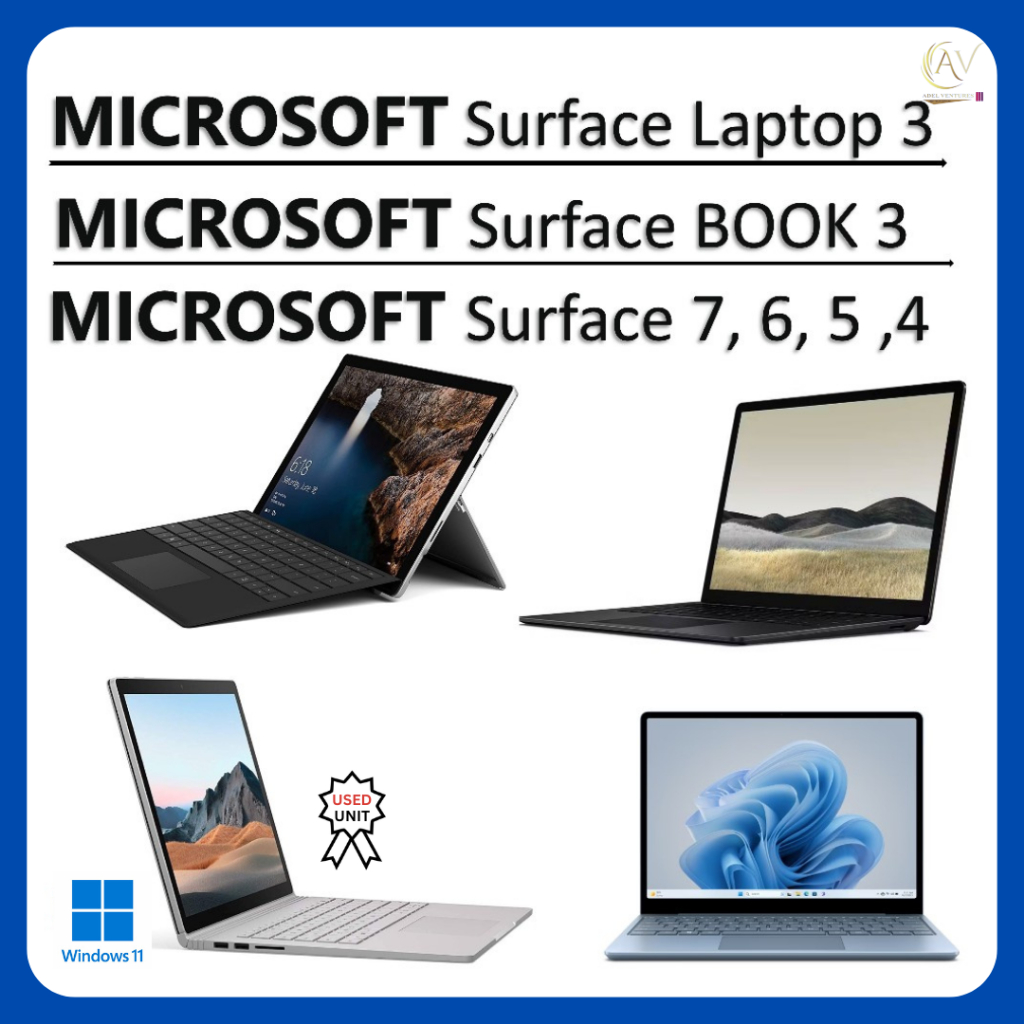 Microsoft Surface Pro 3,4,5,6 Core i5 / i7 - ORIGINAL KEYBOARD+ ...