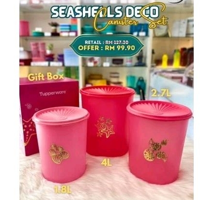 TUPPERWARE SEASHELL DECO | Shopee Malaysia