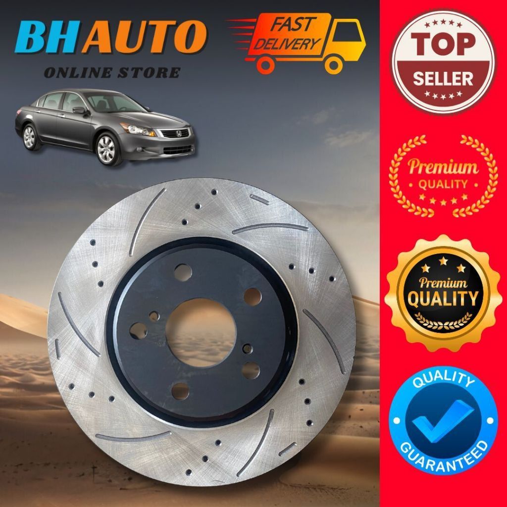 Honda Accord T2A TOA HRV SWA Disc Rotor Sport with Curve and Hole ...
