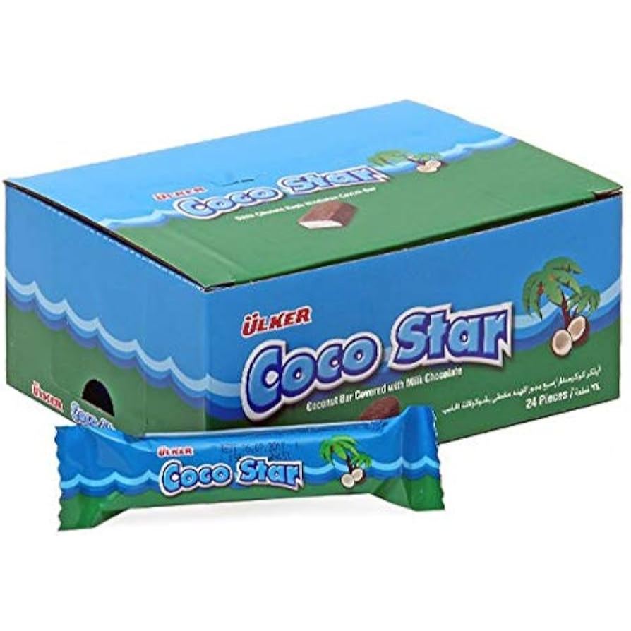 COKLAT VIRAL TURKEY ÜLKER COCOSTAR COCONUT BAR 24X25G Shopee Malaysia