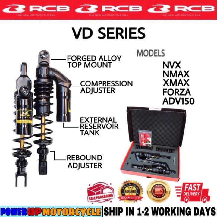 ABSORBER RCB NMAX v2/v3 VD SERIES PREMIUM BLACK RACING BOY WORLD CLASS ...