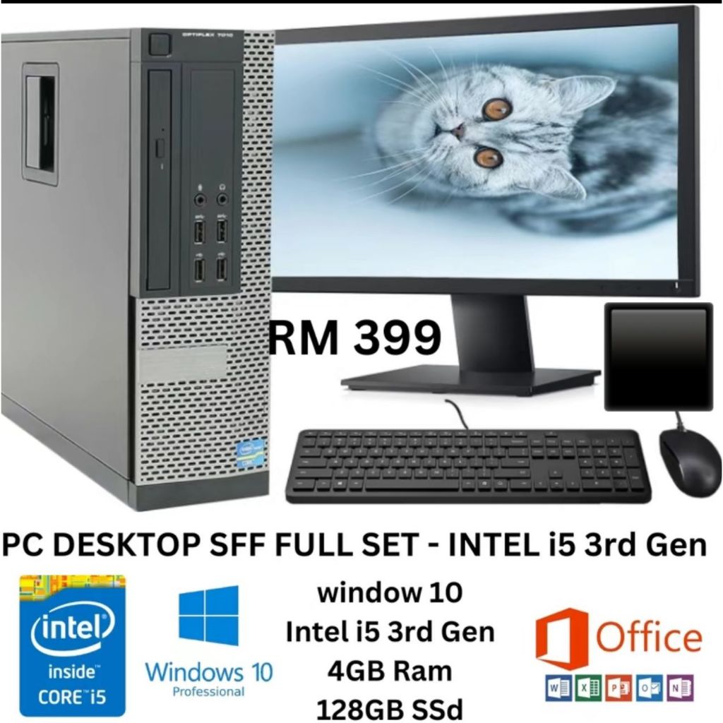 DELL 濃 OptiPlex 7010 SFF 第3世代 Core i5 3570-3.4(3.8)GHz 4GB/250GB DVDマルチ  Win10Pro 64bit搭載＆リカバリメディ(中古品) (shin その他 | 正規店仕入れの