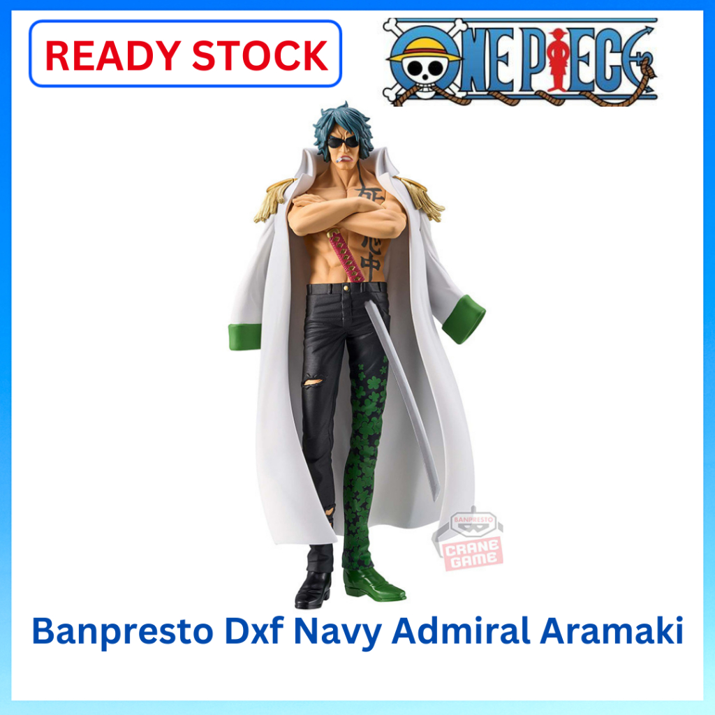  Ready Stock Banpresto ONE PIECE DXF GRANDLINE EXTRA NAVY ADMIRAL 