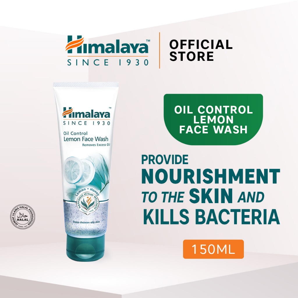 Himalaya Oil Control Lemon Face Wash (100ml) Shopee Malaysia