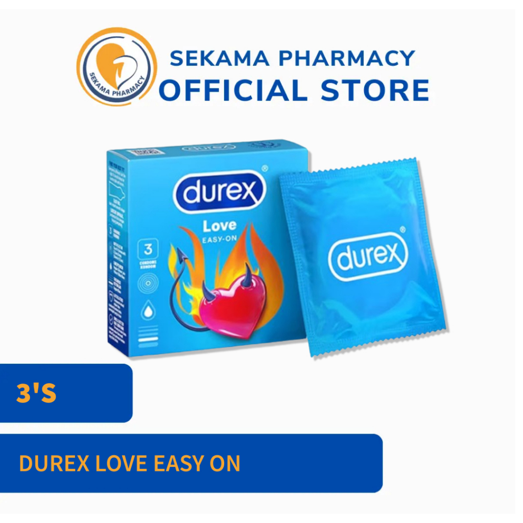 DUREX LOVE EASY-ON CONDOMS 3'S/PCK [EXP: 10/2029] | Shopee Malaysia