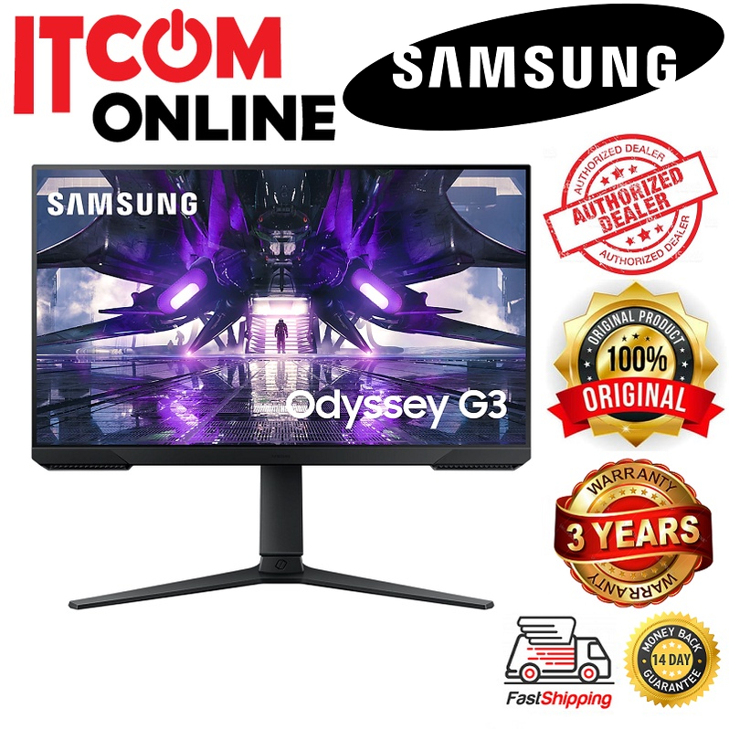 SAMSUNG ODYSSEY G3 24' 27' 32' 165HZ LED GAMING MONITOR (S24AG320NE ...
