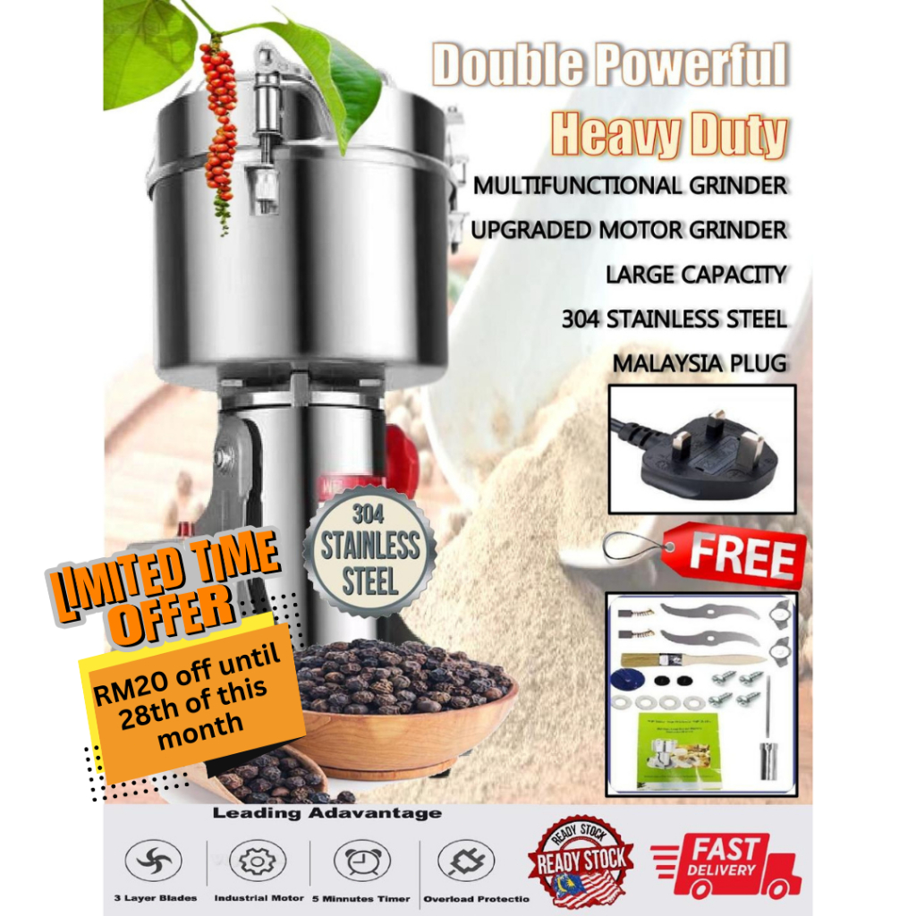 KELETOOL Dry Food Powder Miller Coffee Grinding Machine For Spices 磨粉机 ...