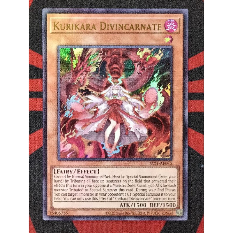 yugioh kurikara divincarnate deck Yu-Gi-Oh! Waifu Card Sleeves  Kado Supplies A single card from the set Power of the Elements Kurikara Divincarnate OP23-EN001 Prices |