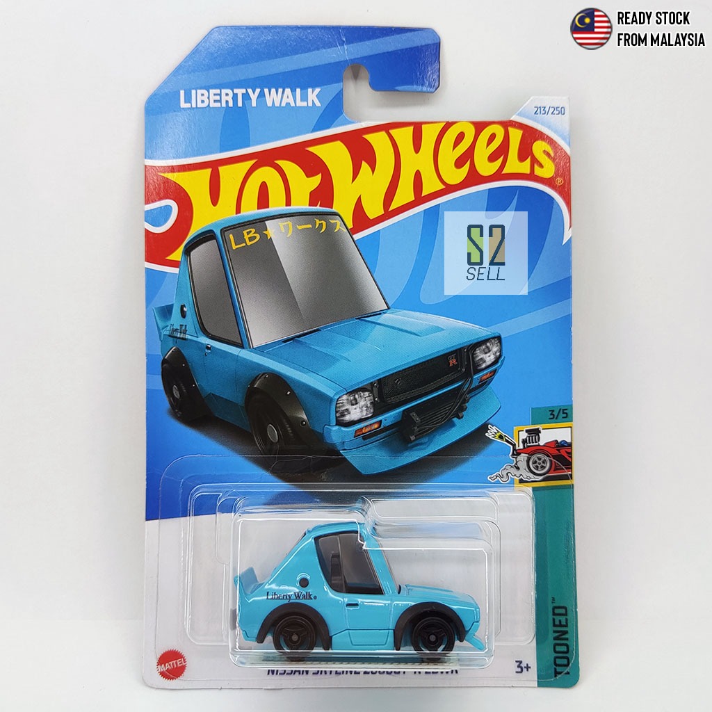 Hot Wheels Nissan Skyline 2000GT-R LBWK Tooned Blue Color Case M 2024 ...