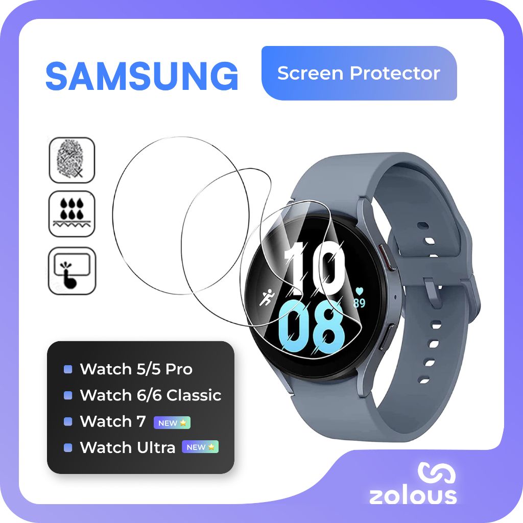 Samsung Galaxy Watch 5/5 Pro/6/7/8 40 44 46mm Hydrogel Protective