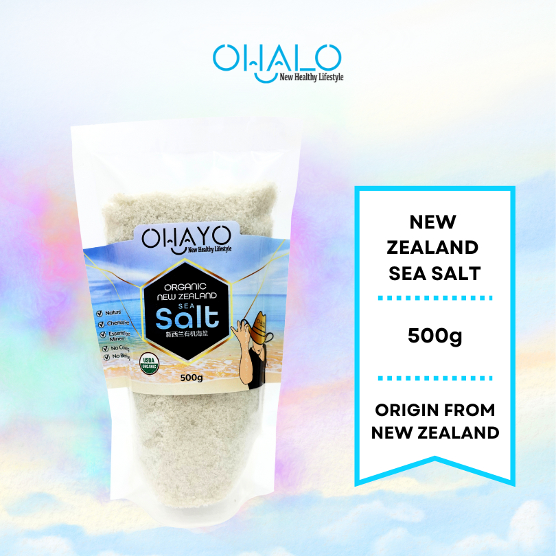 OHAYO Organic New Zealand Sea Salt (500g) | Shopee Malaysia