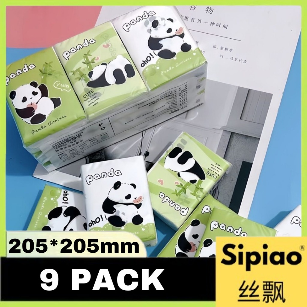 24pcs Panda 10 Packet 4 Ply Pocket Tissue / Small Portable Tissue Paper ...