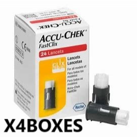 Accu-Chek FastClix 24 Lancets (4 drums) x 4 Boxes | Shopee Malaysia