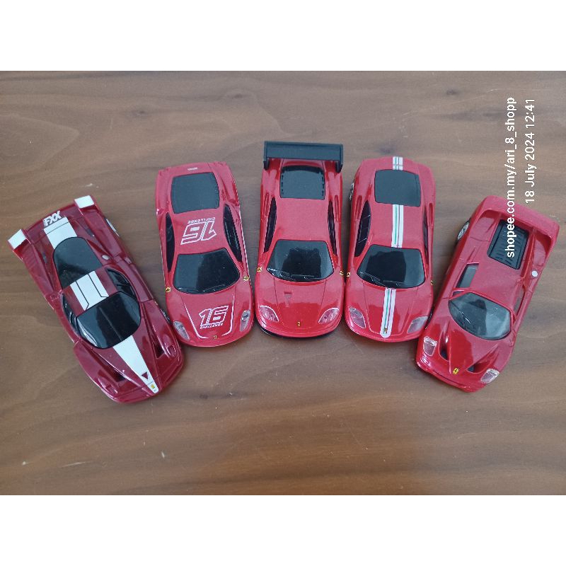 Ferrari Model Car Shell V-Power (plastic - preloved) | Shopee Malaysia