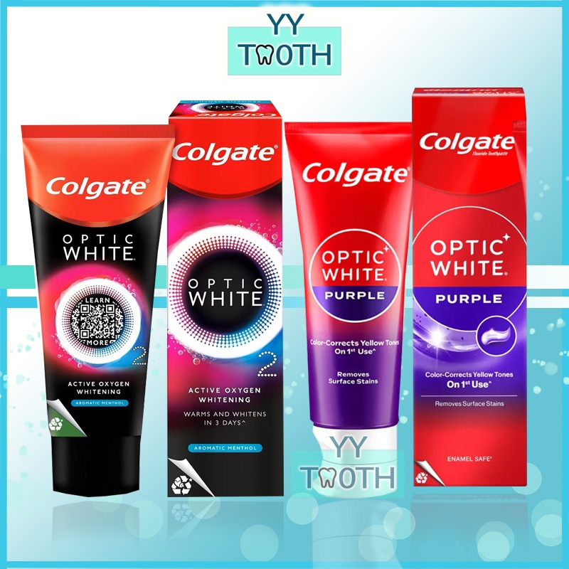 D15H Colgate optic O2 white toothpaste ubat gigi pemutih Colgate Optic ...