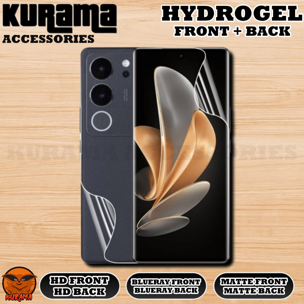 Hydrogel Front + Back Screen Protector Vivo V7+ / V7 / V5s / V5 Plus ...