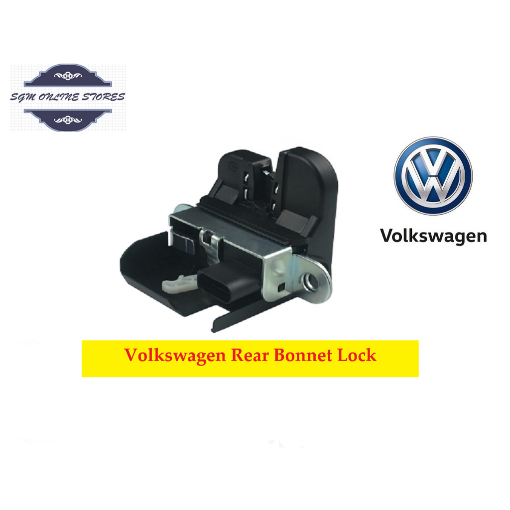 Volkswagen Rear Bonnet Lock Beetle Golf Polo Hatchback Tiguan Scirocco ...