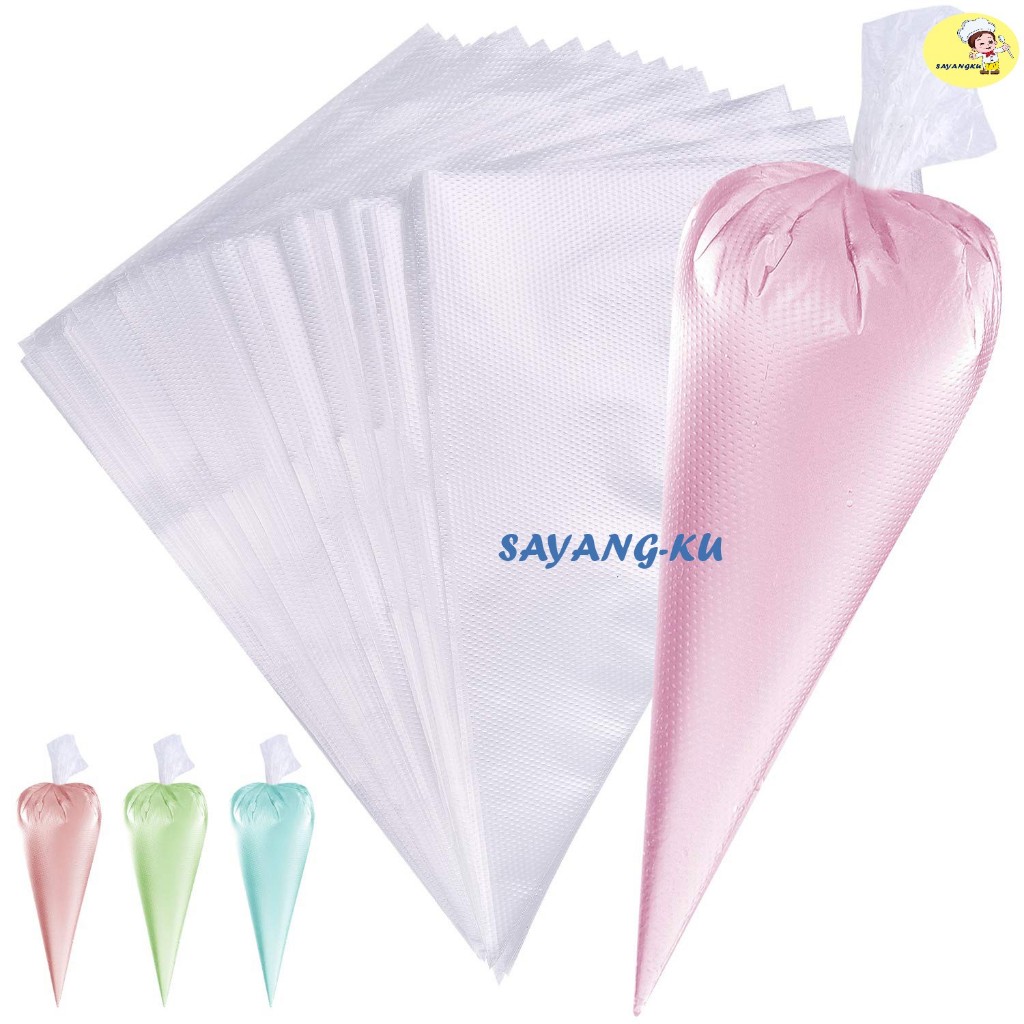 Disposable Piping Bag 100Pcs/Pkt Cream Icing Piping Bag Pastry