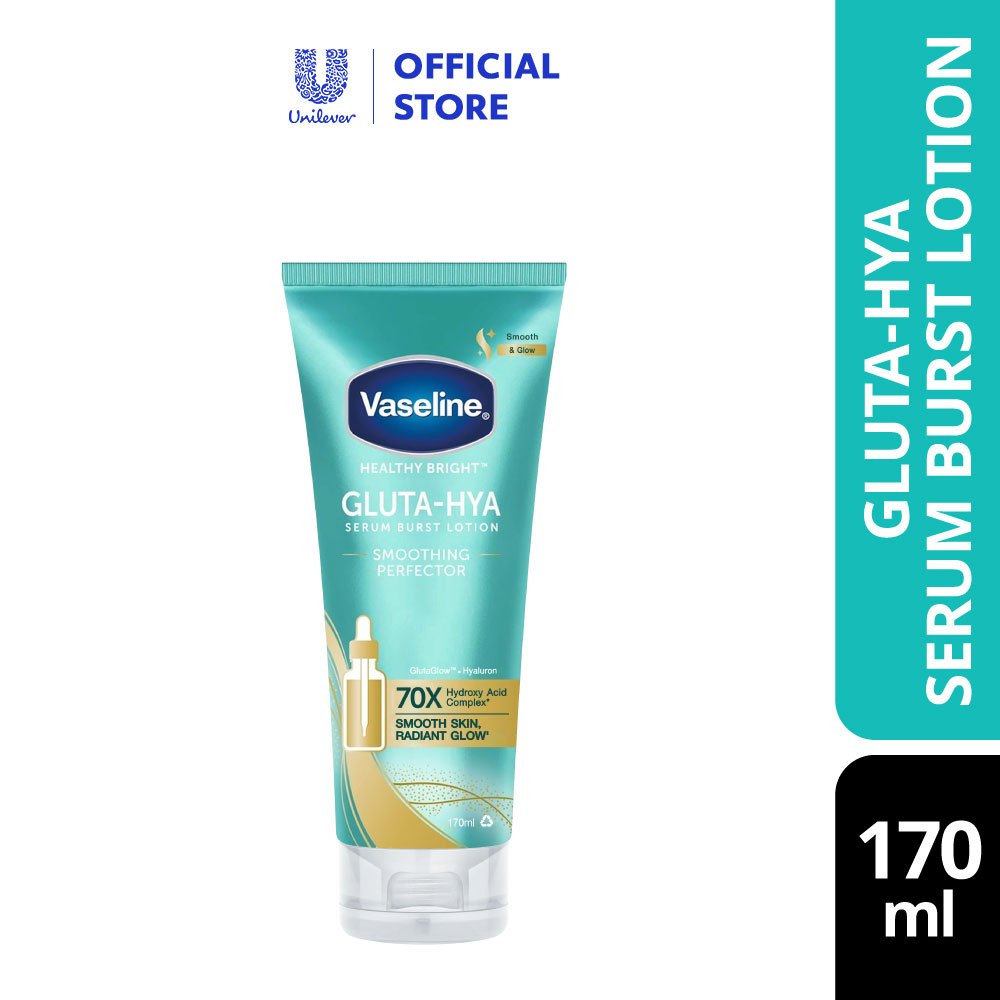 Vaseline Gluta-Hya Serum Burst Lotion Smoothing Perfector (170ml ...