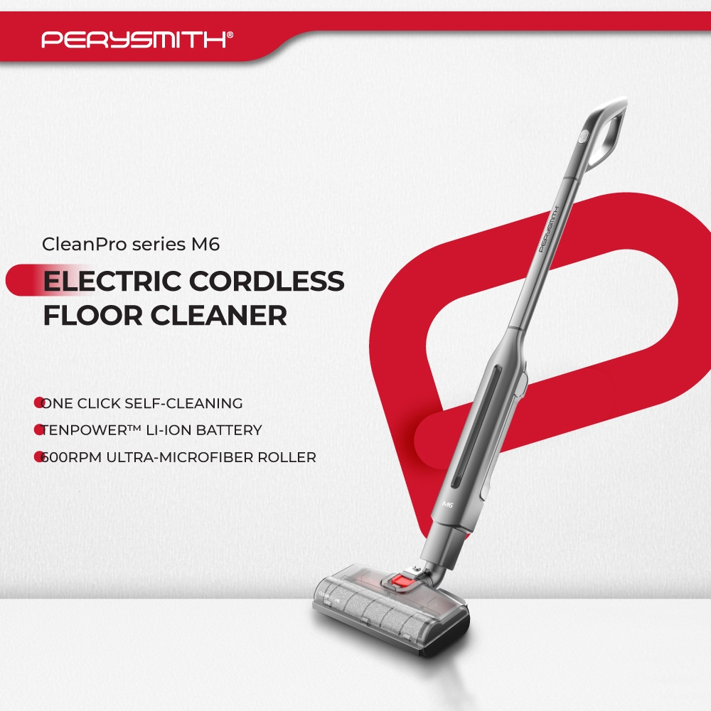PerySmith Electric Cordless Floor Cleaner CleanPro Series M6 Shopee