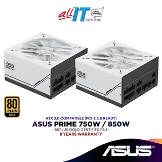 ASUS PRIME 750W / PRIME 850W GOLD ATX3.0 PCIe5.0 Fully Modular Power Supply (PRIME-AP-750G / PRIME-AP-850G) 80+ GOLD PSU