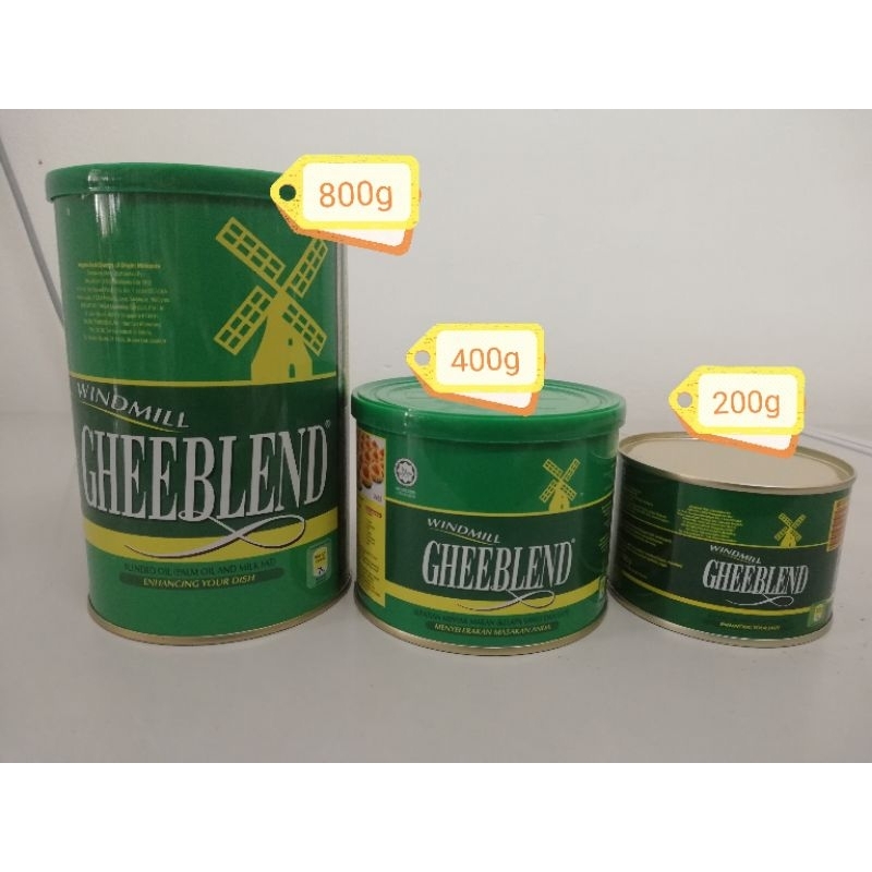 GHEE BLEND WINDMILL minyak sapi (HALAL)800g/400g/200g | Shopee Malaysia
