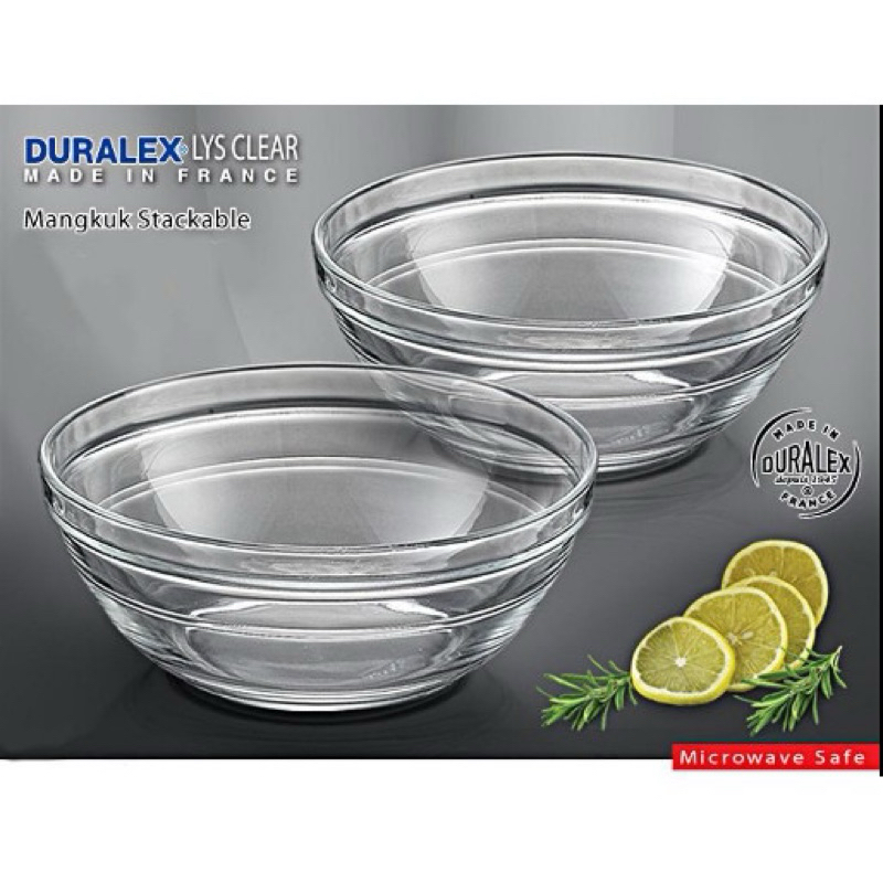Saladier Duralex Transparent 17 Cm - Verre Trempé, Passe Au Lave-vaisselle