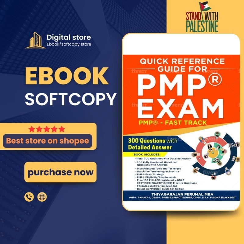QUICK REFERENCE GUIDE FOR |PMP® EXAMPMP® - FAST TRACK | Shopee Malaysia