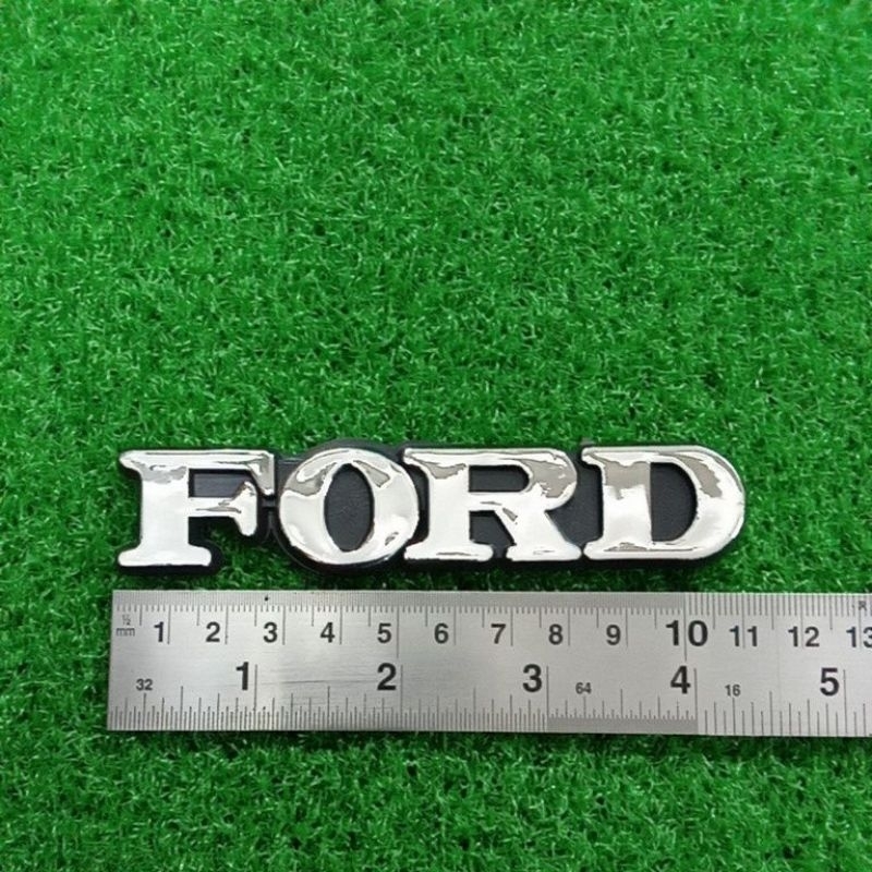 FORD Ford Aftermarket Rear Back Side Emblem Logo Badge NOS New Old ...