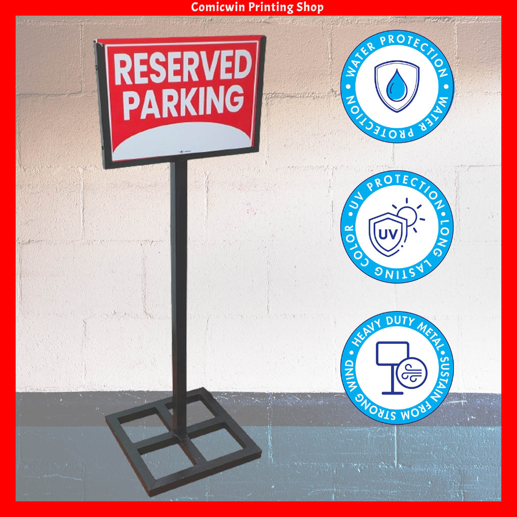 CMC3001 Reserved Parking Stand (A3 Size) Outdoor Stand, Valet Parking ...