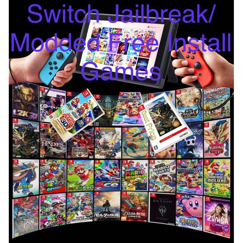 Nintendo Switch v1 Jailbreak Switch V2 Jailbreak Switch Lite Jailbreak Switch OLED Jailbreak
