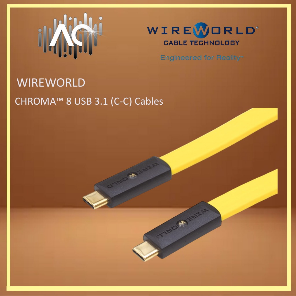 WireWorld Chroma 8 USB 3.1 (C-C) Audio Cables | Shopee Malaysia