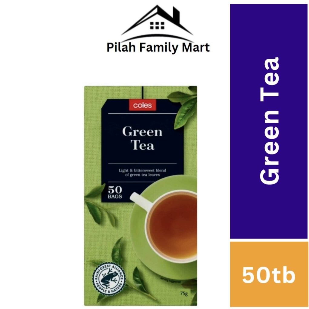 COLES Green Tea 50tb | Shopee Malaysia