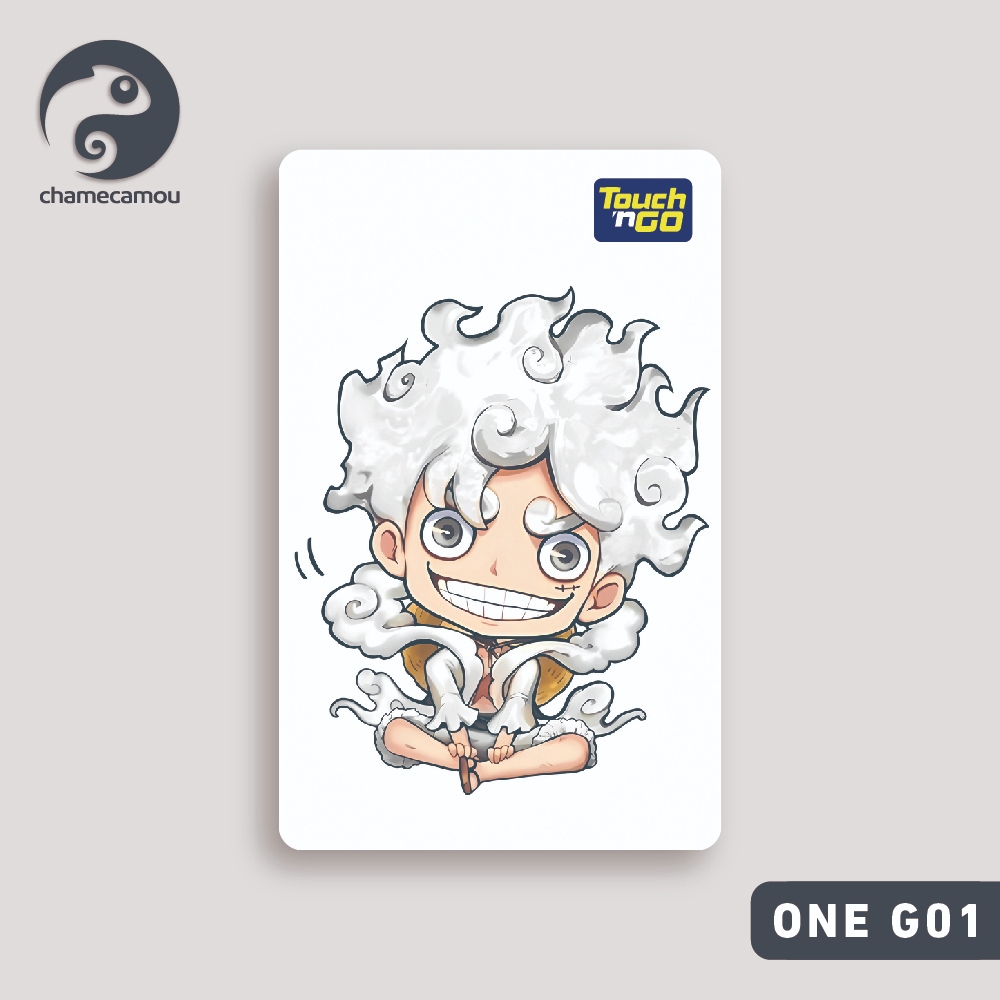 TNG Sticker One Piece Luffy Part 2 Gear 5 4 3 Touch n Go Card TnG NFC ...