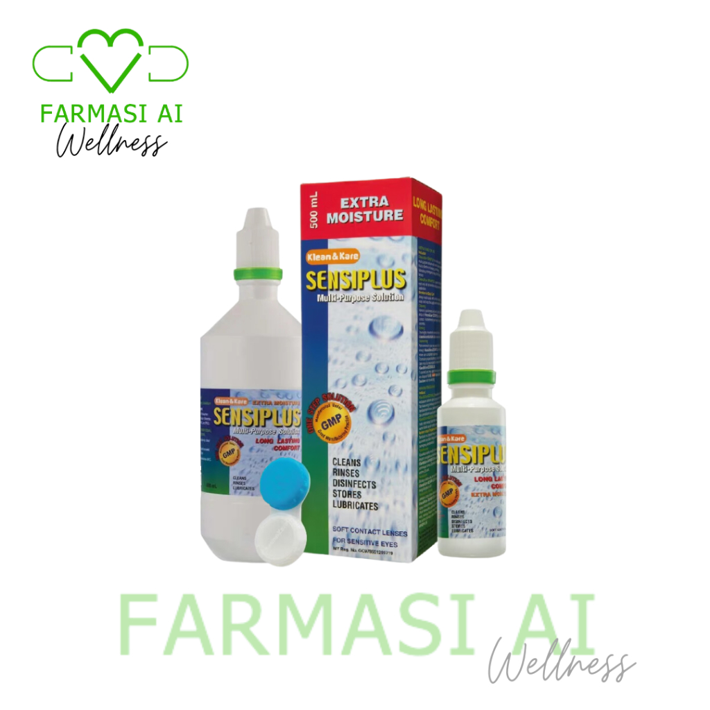 Klean & Kare Sensiplus Multi-purpose Solution 500ml + 100ml [FOC Case ...