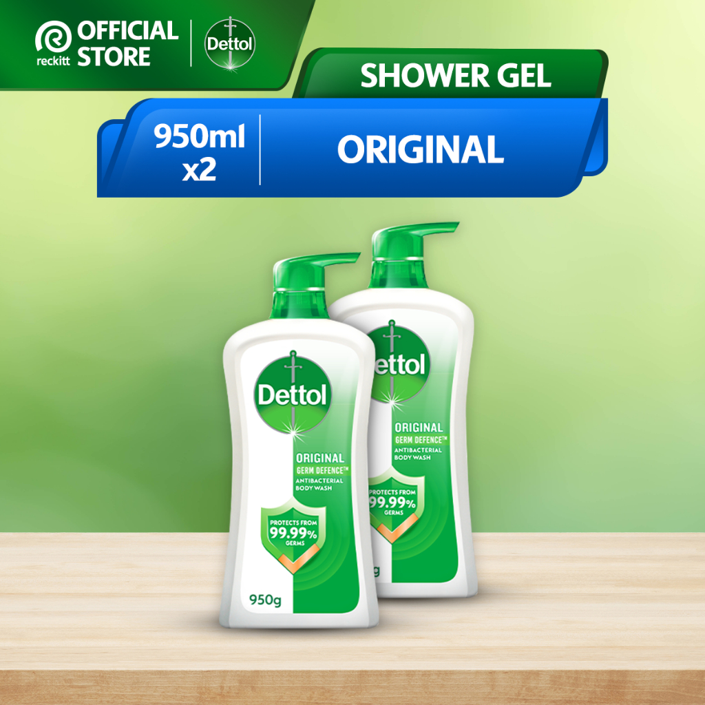 Dettol Shower Gel Original 950g Twinpack Shopee Malaysia