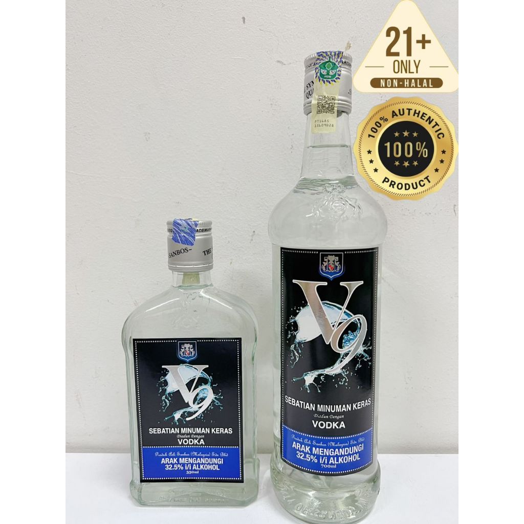 V9 Vodka 700ml/350ml | Shopee Malaysia