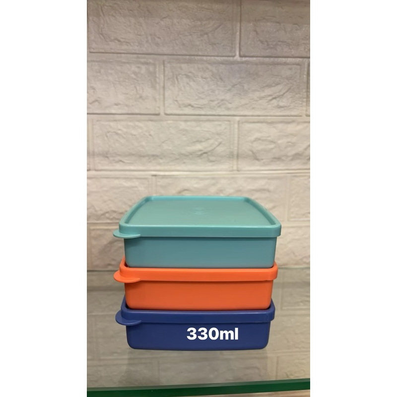 Ready stock-Tupperware FULL Square Away 330ml(1pcs/3pcs) | Shopee Malaysia